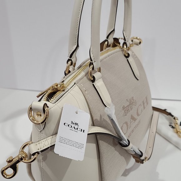 💗SOLD - SOLD ON AMAZ ⭐COACH Horse &Carriage Jacquard Elise Satchel 0669 - Picture 16 of 16